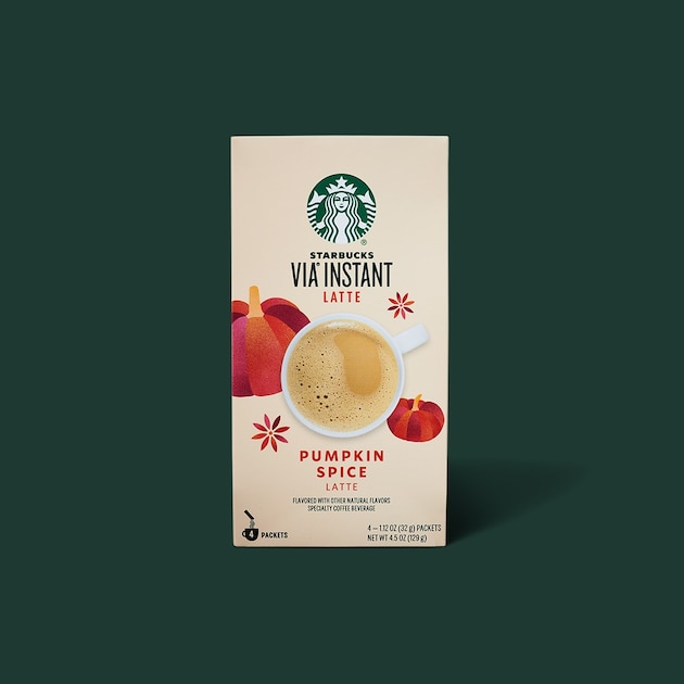 Starbucks via instant pumpkin spice latte